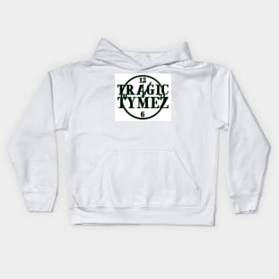 Tragic Tymez White, Green, and Black Kids Hoodie